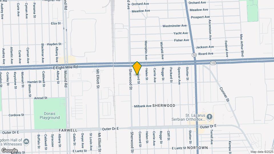 20453 Concord St Map and Location Details