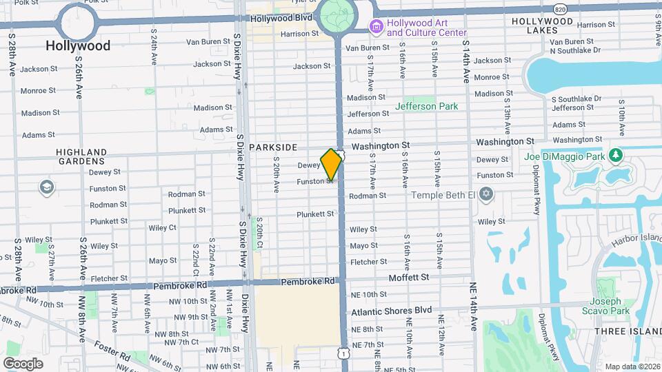 1806 Funston St Map and Location Details