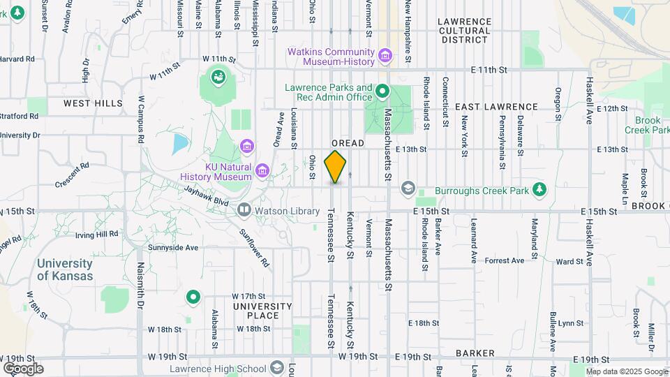 1400 Tennessee St Map and Location Details