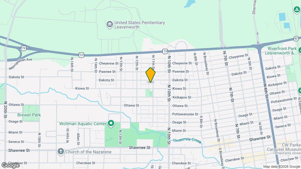 803 N 11th St Map and Location Details