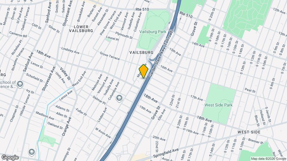 37 Western Pky Mapa y Detalles de la Ubicación