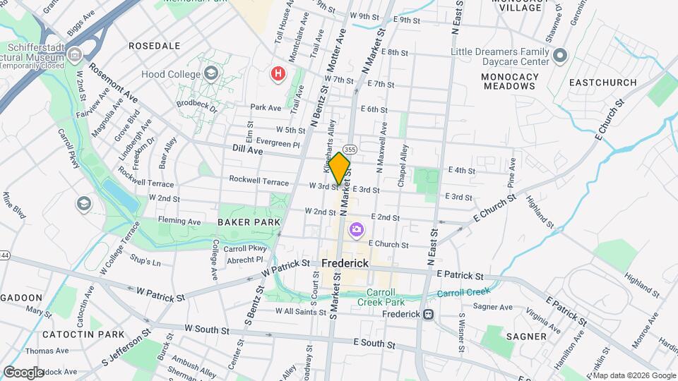 4 W 3rd St Map and Location Details