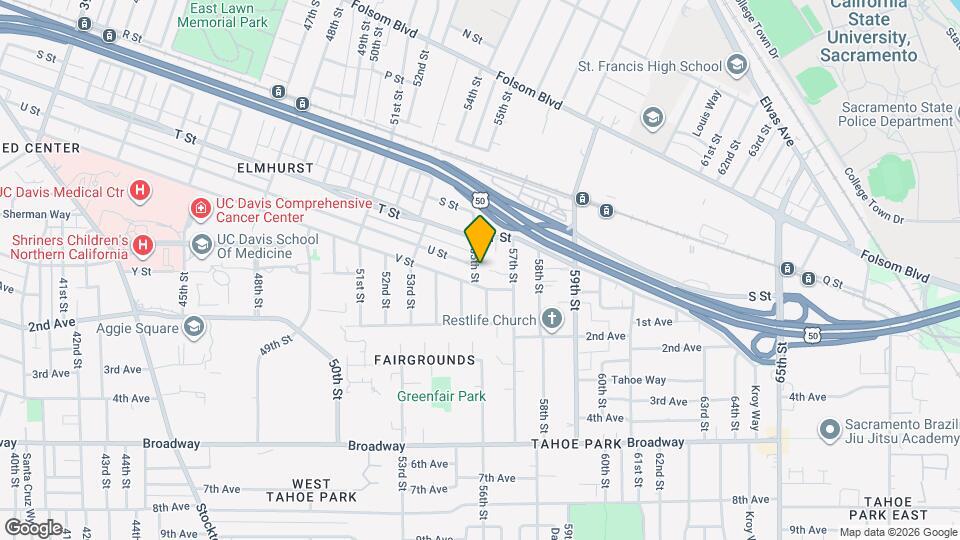 2109 55th St Map and Location Details
