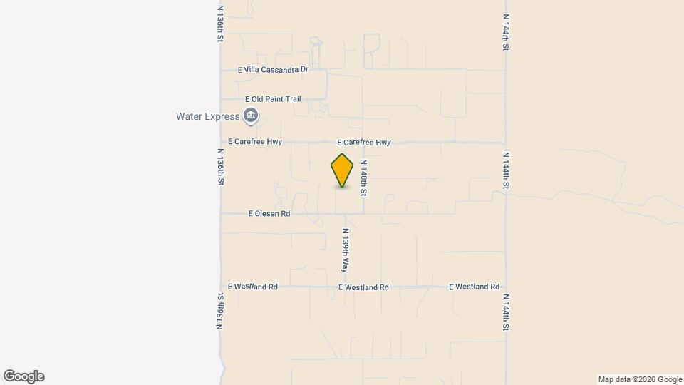 34311 N 139th Pl Map and Location Details