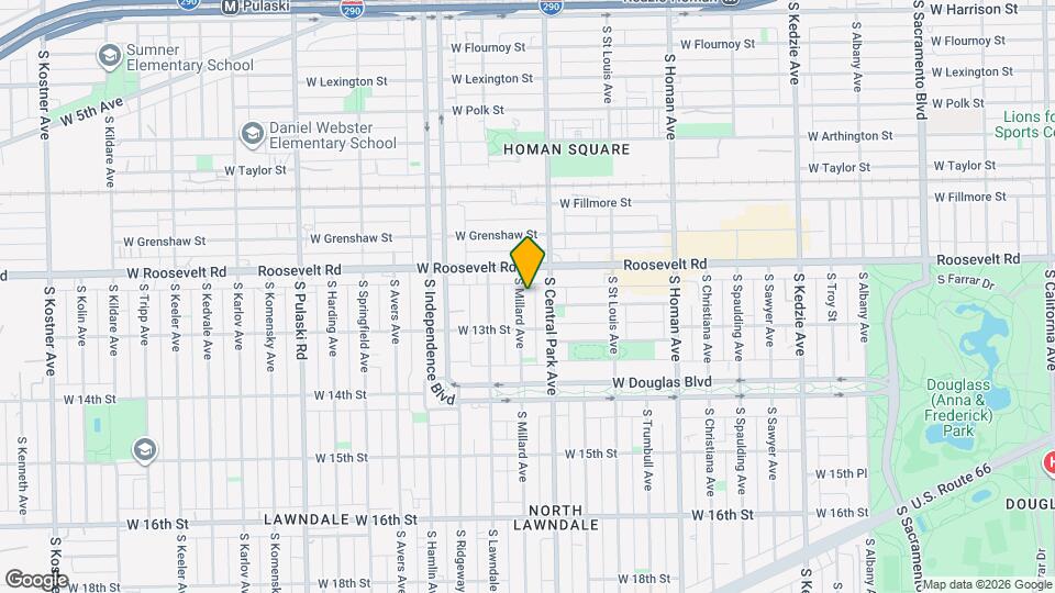 1229 S Millard Ave Map and Location Details