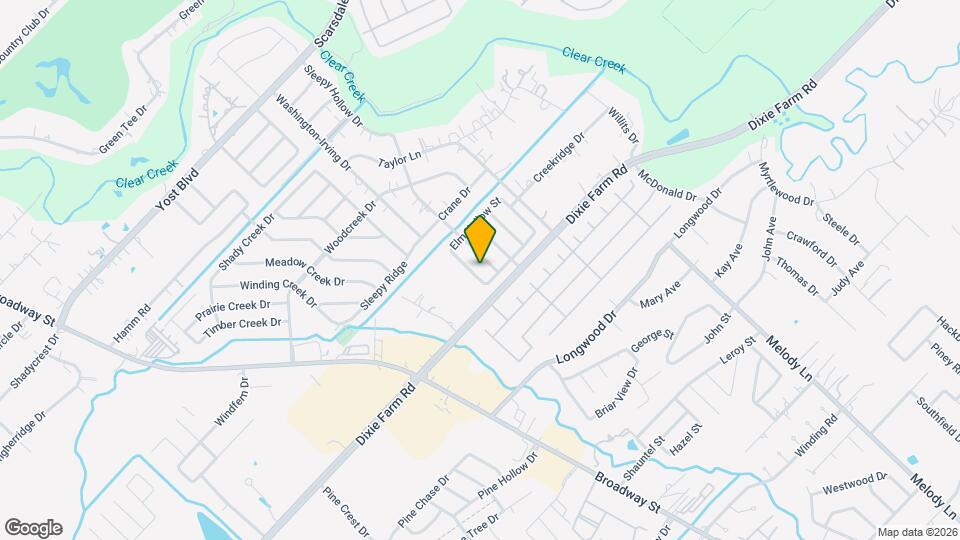 1605 Cypress Hollow St Map and Location Details