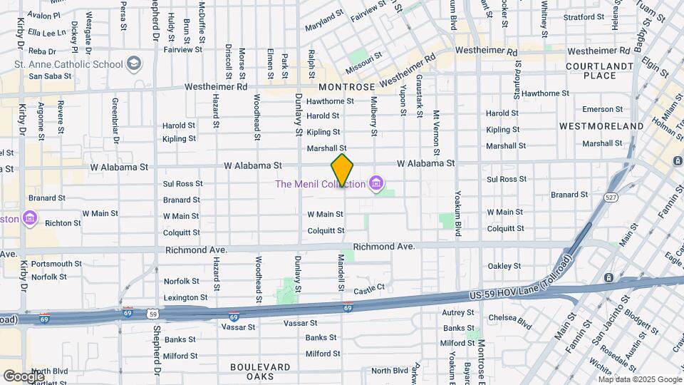3912 Mandell St Map and Location Details