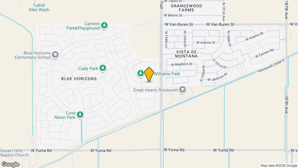 19581 W Harrison St Mapa y Detalles de la Ubicación
