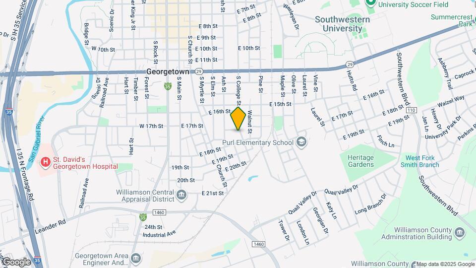 1704 S College St Map and Location Details