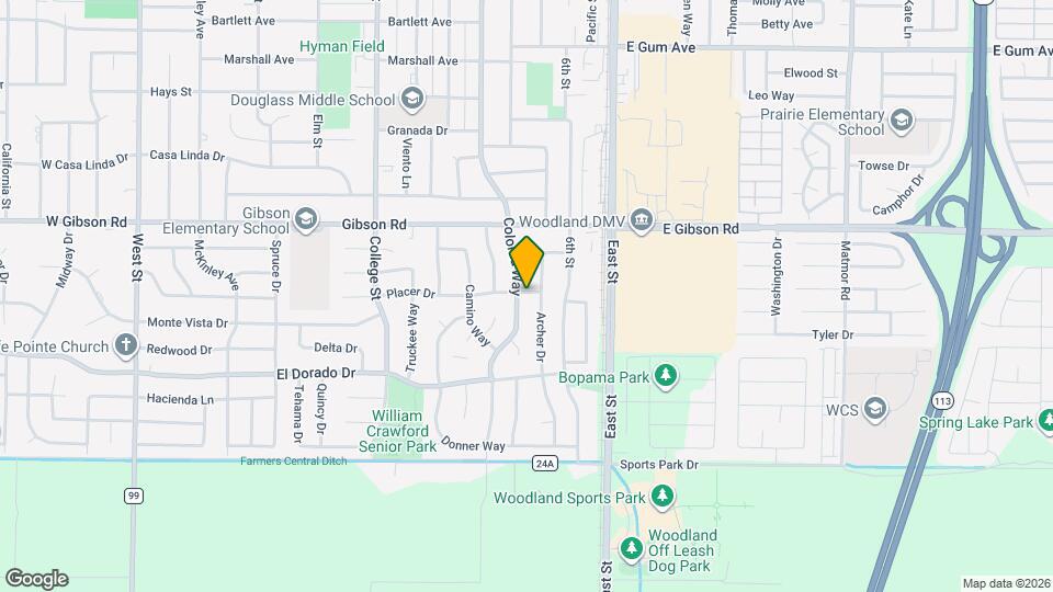 804 Placer Dr Map and Location Details