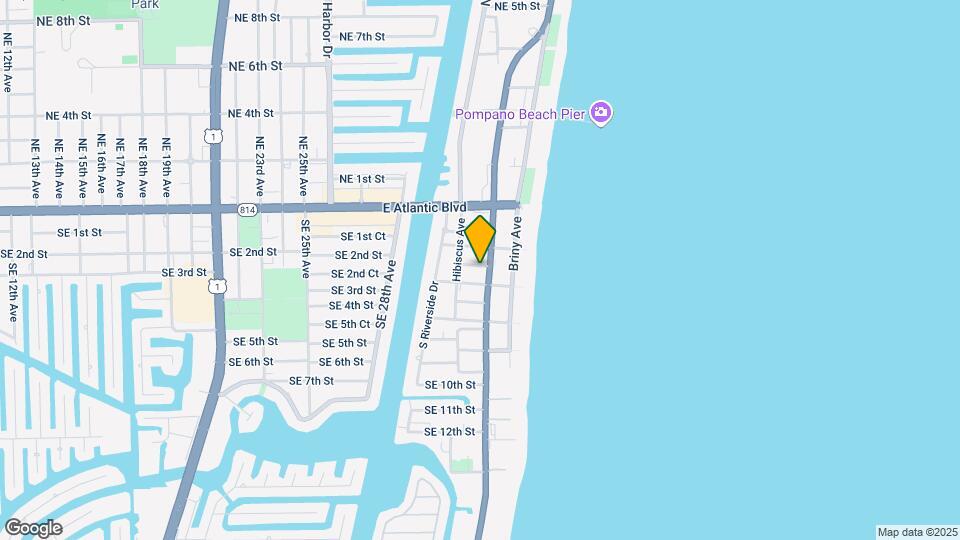 301 S Ocean Blvd Map and Location Details