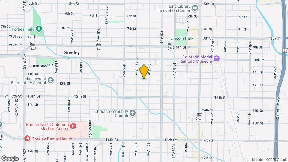 1213 12th St Map and Location Details