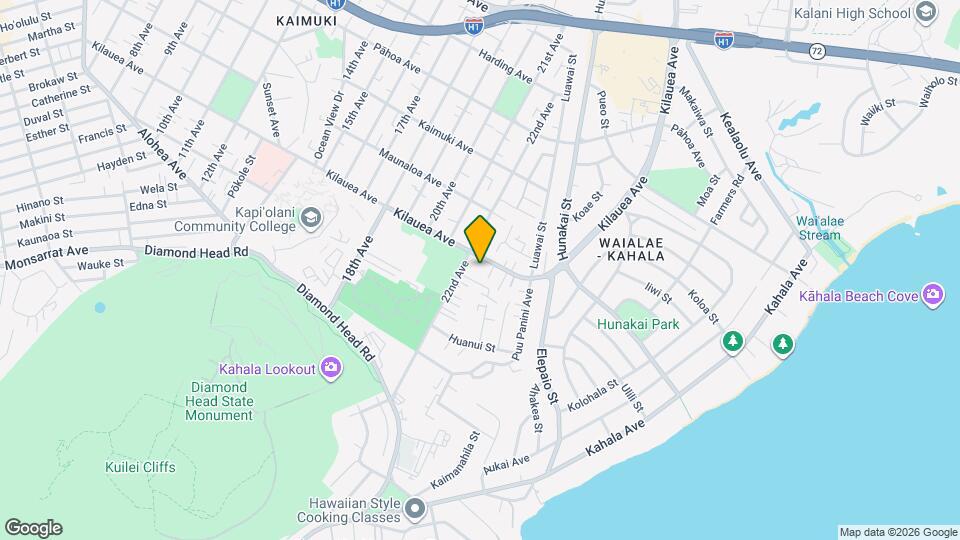 4151 Kilauea Ave Map and Location Details