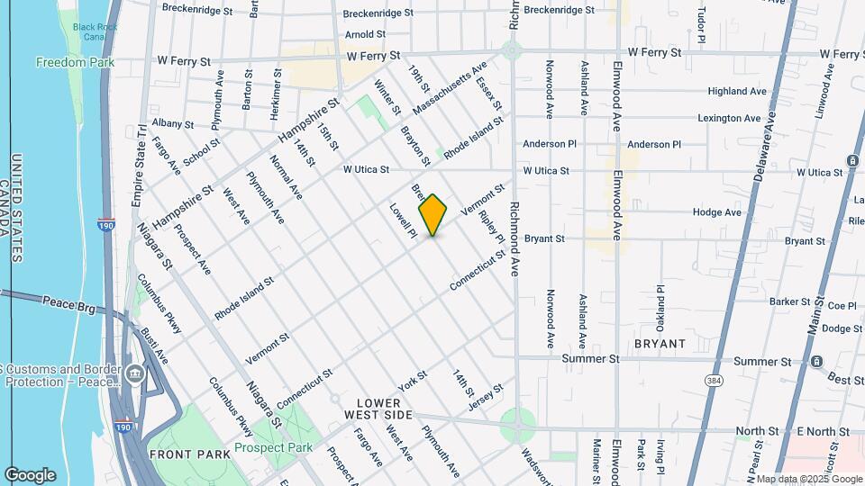 357 Vermont St Map and Location Details