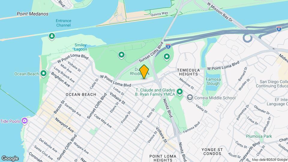 4650 W Point Loma Blvd Map and Location Details