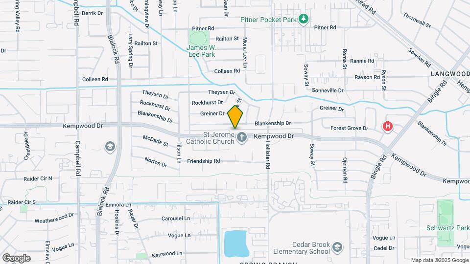 8876 Kempwood Dr Map and Location Details