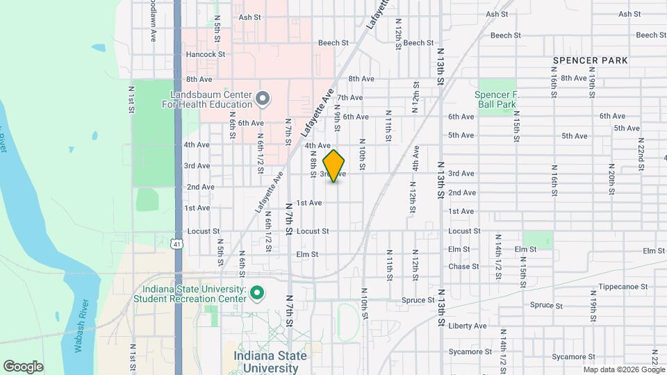 1026 N 9th St Mapa y Detalles de la Ubicación