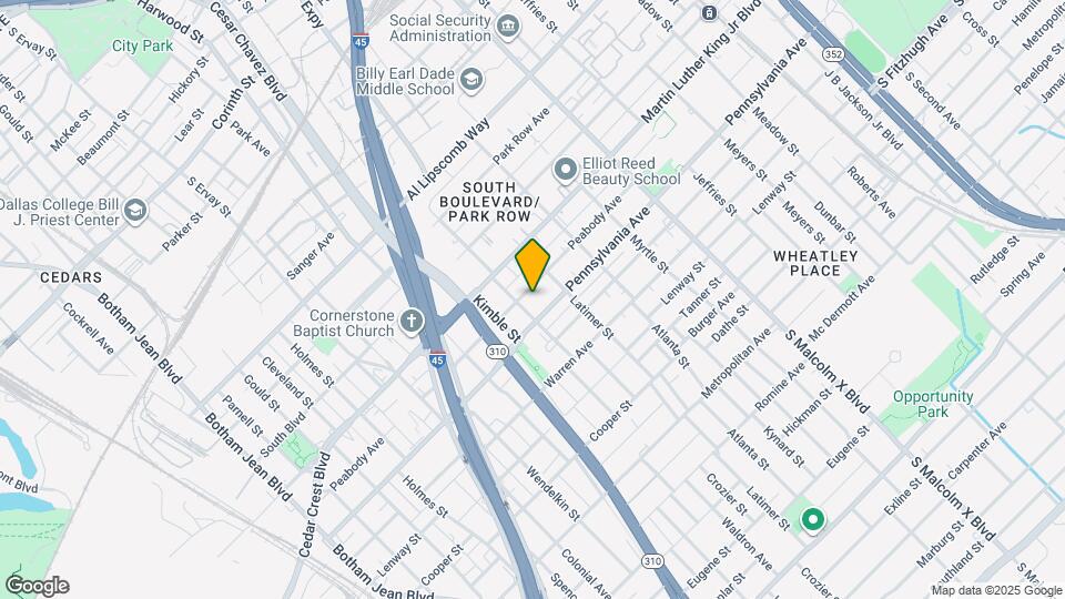 2408 Peabody Ave Map and Location Details