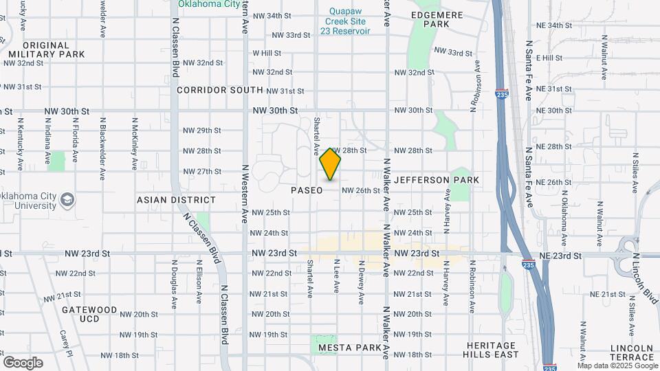 711 NW 26th St Map and Location Details