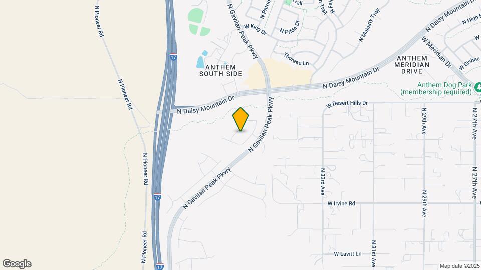 39137 N Parker Ln Map and Location Details