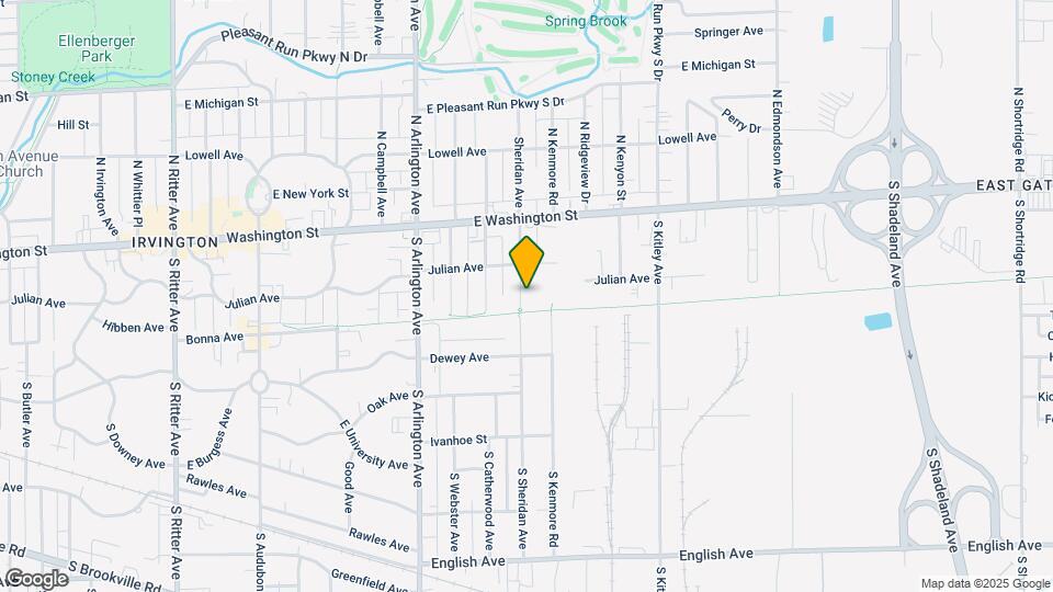 133 S Sheridan Ave Map and Location Details