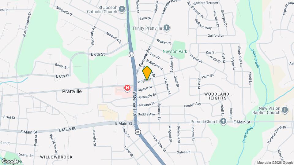 944 Wright St Map and Location Details