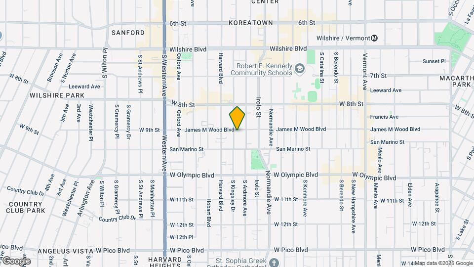 904-906 S Kingsley Dr Map and Location Details