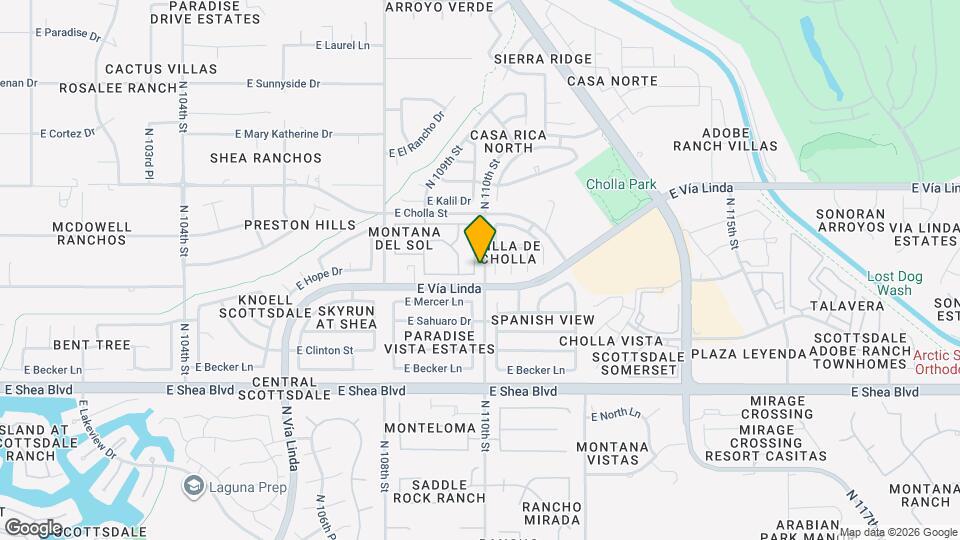 11049 N 109th Way Map and Location Details