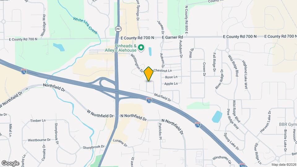 1217 Whittington Dr Map and Location Details