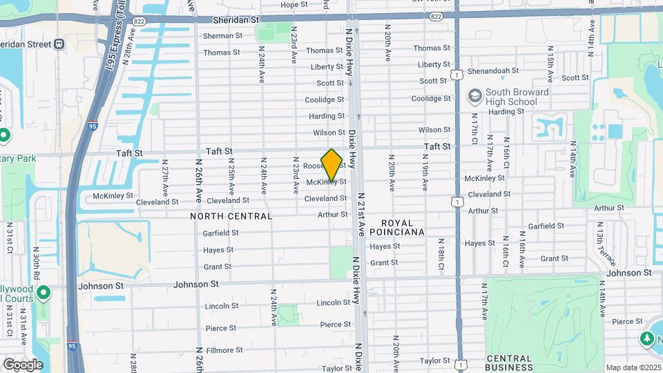 2132 McKinley St Map and Location Details