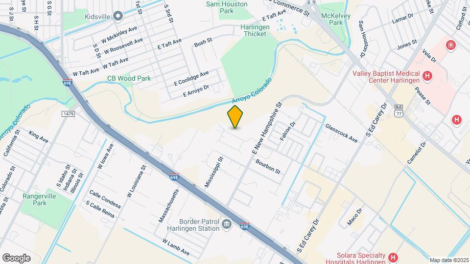 3509 N Arroyo Park Ln Mapa y Detalles de la Ubicación