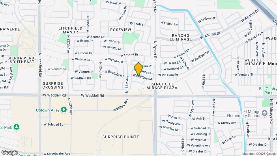 13237 W Redfield Rd Map and Location Details