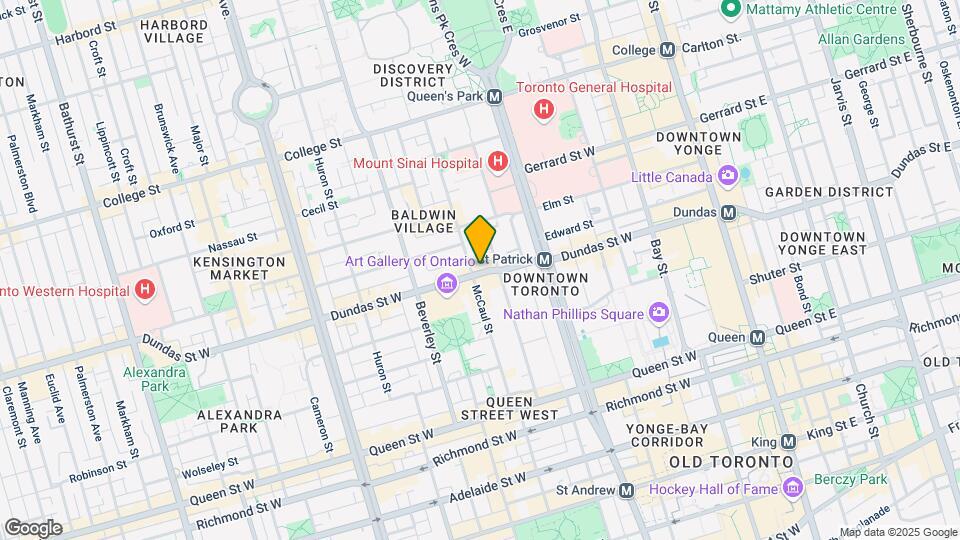 292 Dundas St W Map and Location Details