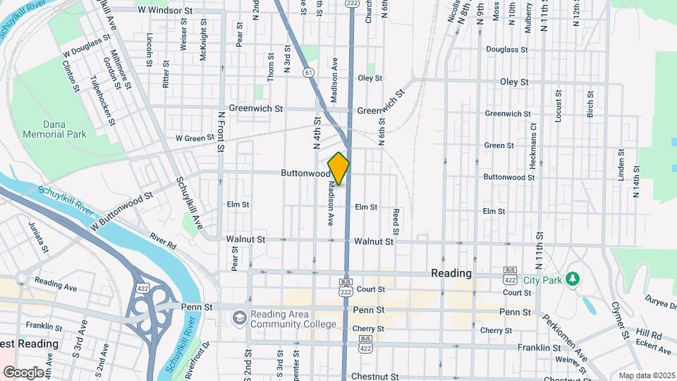 324 N 5th St Map and Location Details