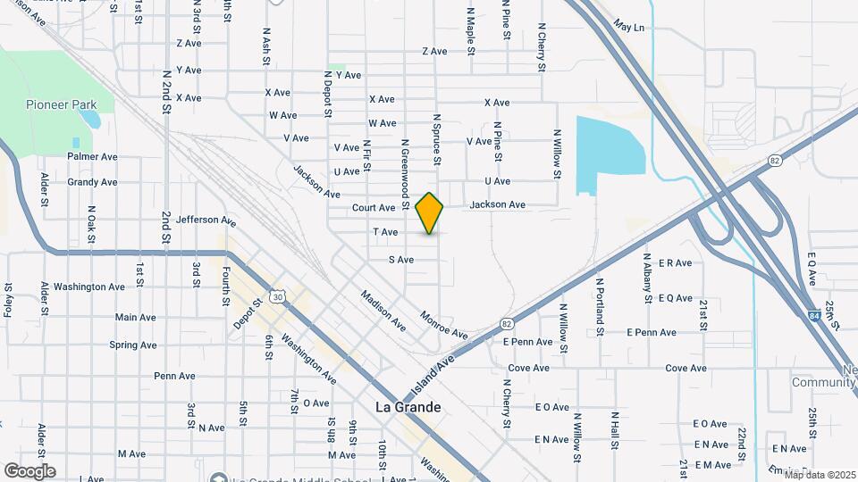 1518 T Ave Map and Location Details