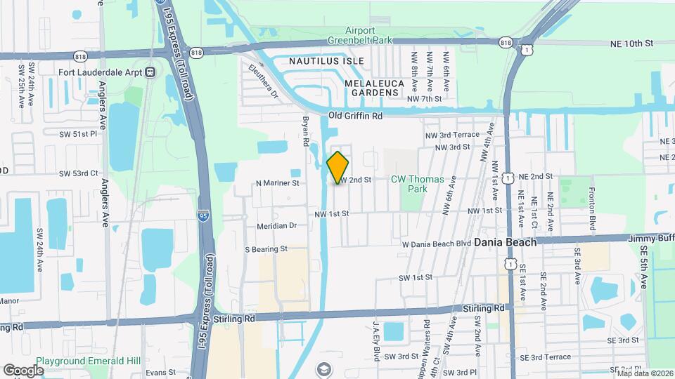 154 NW 14th Way Map and Location Details