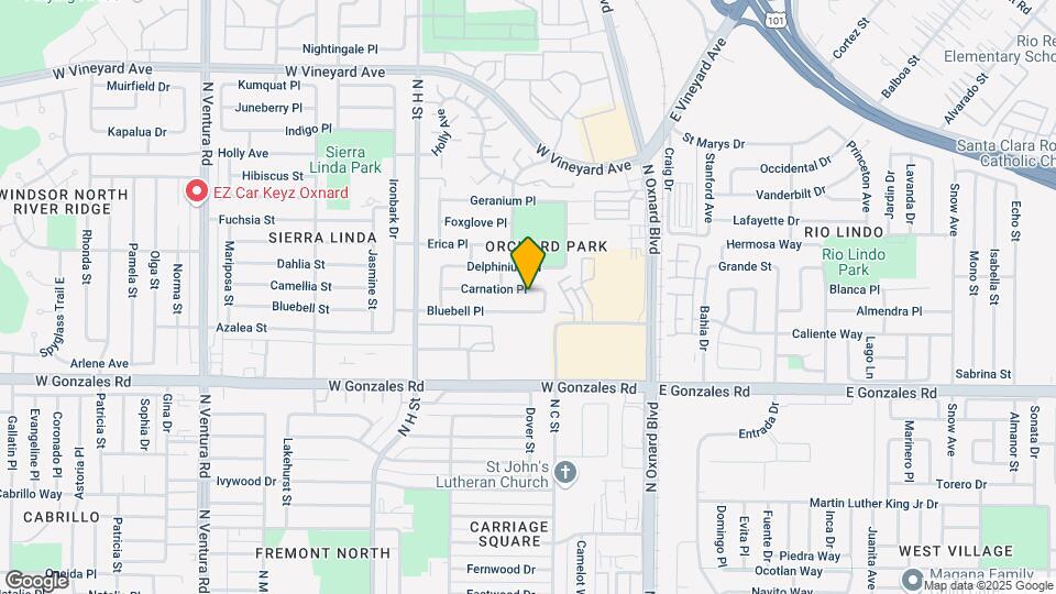 430 Carnation Pl Map and Location Details