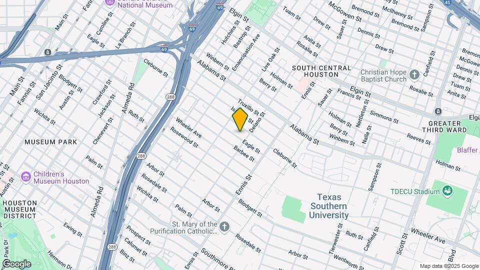 2711 Eagle St Map and Location Details