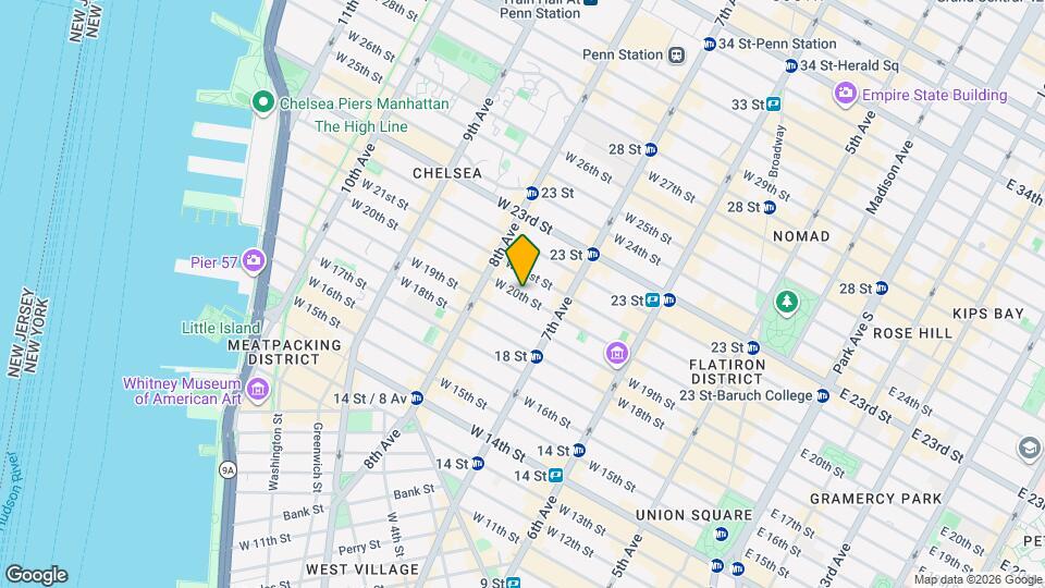 231 W 20th St Map and Location Details
