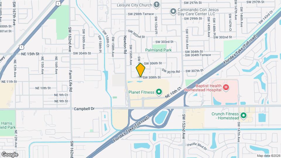 15530 SW 308th St Map and Location Details