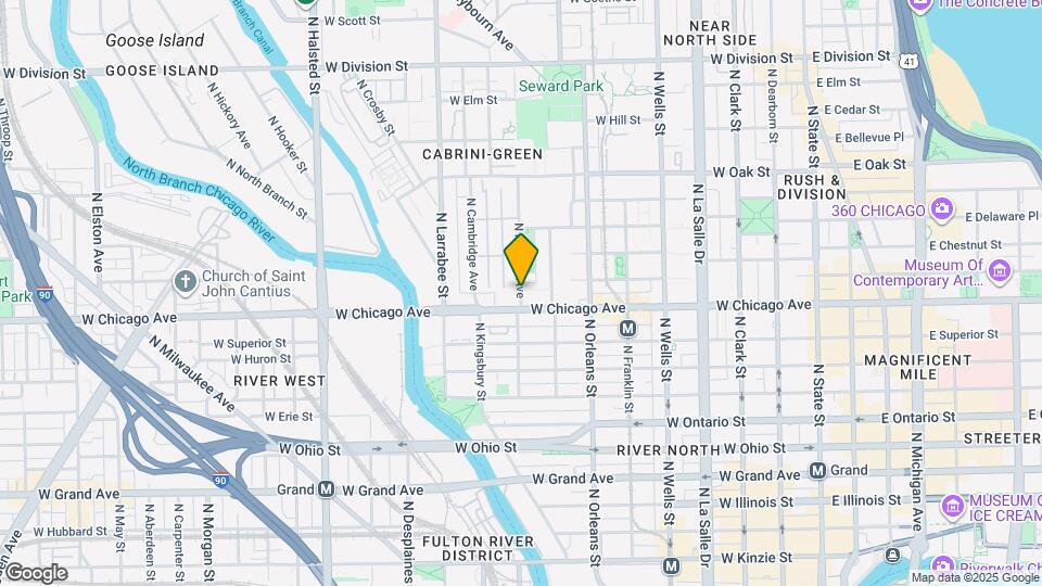 791 N Hudson Ave Map and Location Details