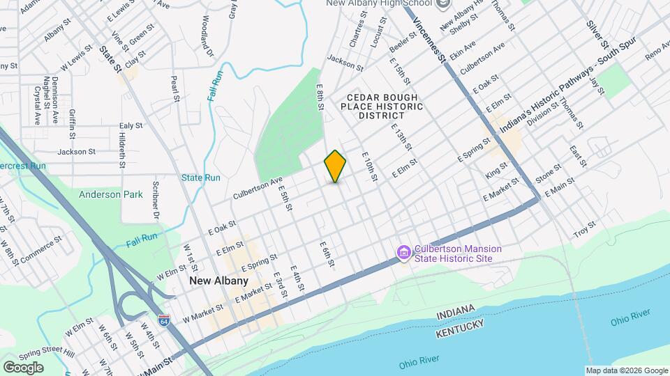 525 E 8th St Map and Location Details