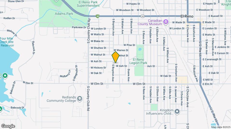 1216 W Ash St Map and Location Details