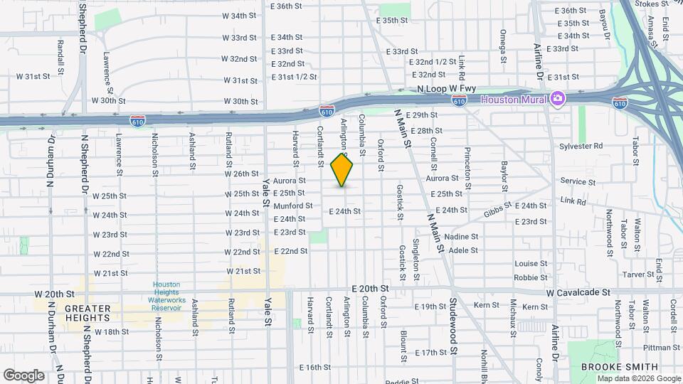 329 E 25th St Mapa y Detalles de la Ubicación