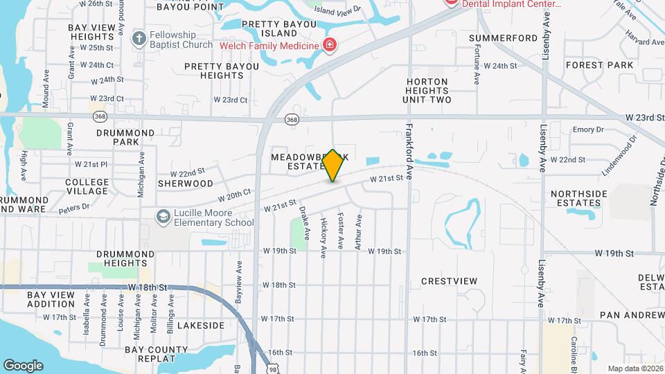 2504 W 21st St Map and Location Details