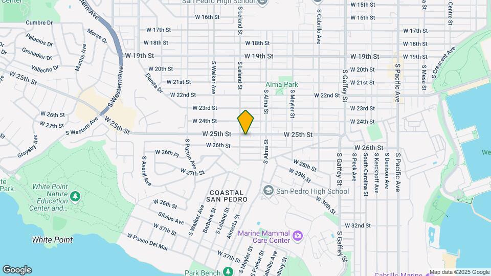 1079 W 25th St Map and Location Details