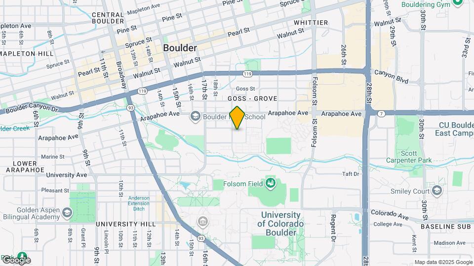 1340 19th St Map and Location Details