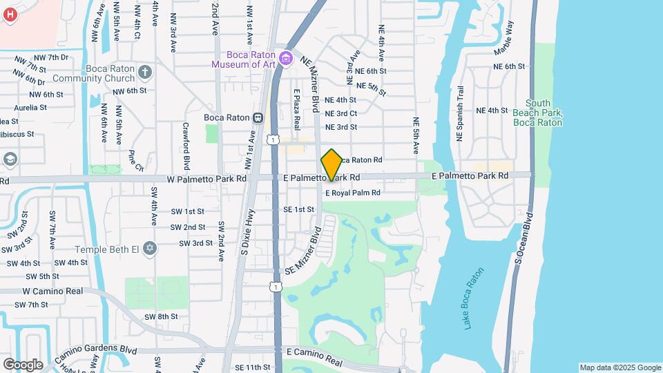 200 E Palmetto Park Rd Map and Location Details
