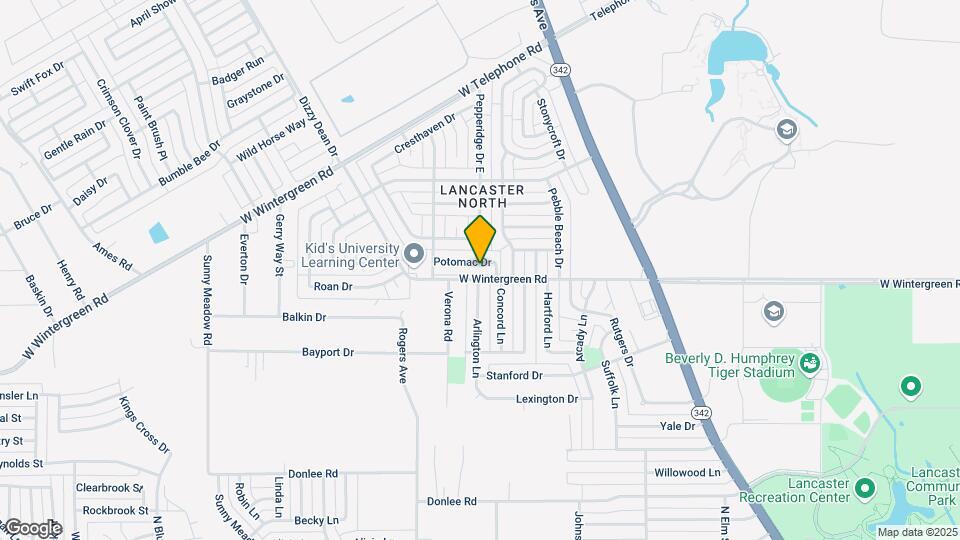 846 Potomac Dr Map and Location Details