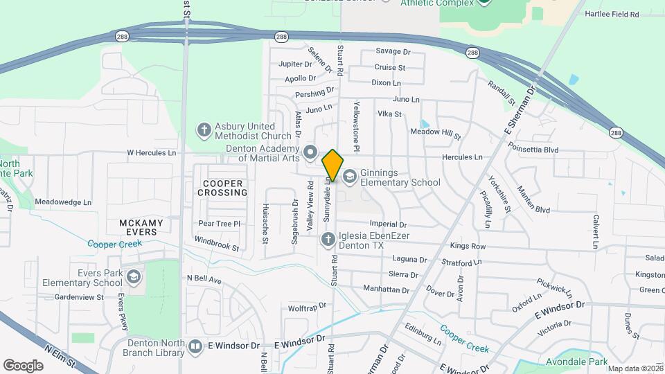 3520 Sunnydale Ln Map and Location Details